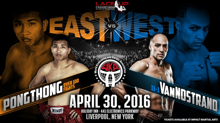 east vs west kickboxing event, lace up promotions