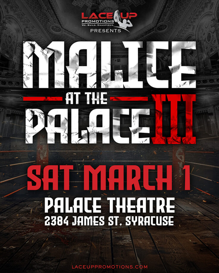 Malice at the Palace mixed martial arts event, LaceUp Promotions